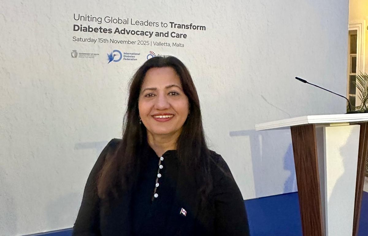 MP Sonia Sidhu Represents Canada at Global Diabetes Forum in Malta